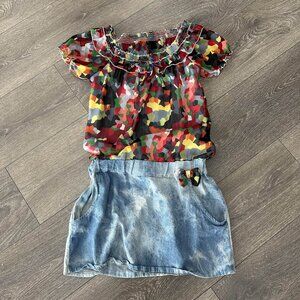 Multi-color dress